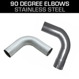 STAINLESS STEEL 90 Exhaust Elbows